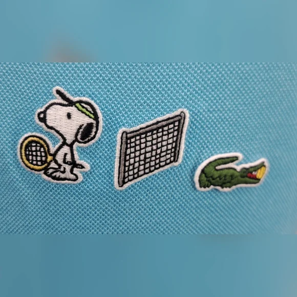 Lacoste x Peanuts Snoopy Men's Polo Shirt Tennis Pique Cotton Size Small (3) - Picture 4 of 14